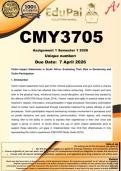 CMY3705 Assignment 1 &lpar;COMPLETE ANSWERS&rpar; Semester 1 2026 - DUE 7 April 2026