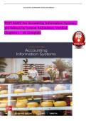 Test Bank for Accounting Information Systems&comma; 3rd Edition by Vernon J&period; Richardson&comma; C&period; Janie Chang & Rodney Smith &vert; Verified Chapters 1-18 &vert; Questions & Answers &vert; AIS&comma; Internal Controls&comma; Data Analytics&comma; ERP&comma; Business Processes & CPA Exam Prep PDF