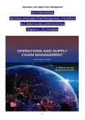 Solution Manual for Operations and Supply Chain Management 16th Edition by Jacobs & Chase &ndash; Complete Answers for All 22 Chapters