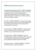 DPR Exam with correct answers