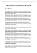 College Chemistry Ultimate Study Guide &lpar;General Chemistry&comma; Stoichiometry&comma; Thermodynamics&comma; Equilibrium & More&rpar;