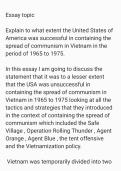 The Vietnam war