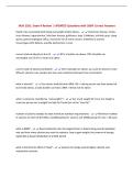 BUNDLE FOR HUN 2201 EXAMS  UPDATED Questions with COMPLETE Solutions 