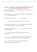 HUN 2201 - Unit 6 Homework Fundamentals of Human Nutrition &lpar;Chapters 13 & 16&rpar; &vert; UPDATED Questions with 100&percnt; Correct Answers