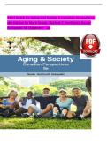 Test Bank for Aging and Society&colon; A Canadian Perspective&comma; 9th Edition by Mark Novak&comma; Herbert C&period; Northcott & Karen Kobayashi &vert; Chapters 1-20 &vert; Questions & Answers &vert; Canadian Sociology&comma; Gerontology & Social Work Exam Prep PDF