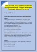 West Coast EMT Block Exam &num;3&colon; Comprehensive  100&plus; Q&A for Neurologic&comma; Endocrine&comma; Immunologic&comma;  Toxicology & Abdominal Emergencies