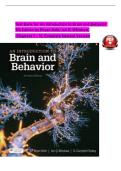 TEST BANK For An Introduction to Brain and Behavior&comma; 7th Edition by Bryan Kolb&comma; Ian Q&period; Whishaw&comma; Verified Chapters 1 - 16&comma; Complete Newest Version