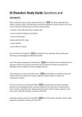 GI Disorders Study Guide Questions and  answers