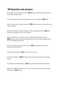 HR Question and answers 
