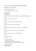 L3 - Intro to Cephalometric Analysis Exam  questions and answers 