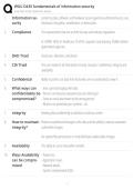 WGU D430 Fundamentals of Information Security OA Exam 2025 &vert; Verified Questions & Answers Pack