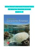 Corporate Finance 13th Edition 