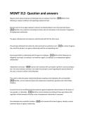 MGMT 312- Question and answers 