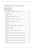Zorgmanagement en organisatiewetenschappen samenvatting gezondheidswetenschappen&colon; personele organisatie&comma; informatie management&comma; operations management