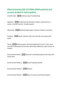 Miami University BIO 121 FINAL EXAM questions and  answers Graded A&plus; latest updates 