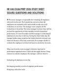 NR 446 EXAM PREP 2026 STUDY SHEET SOLVED QUESTIONS AND SOLUTIONS