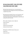 NR 446 EXAM SCRIPT 1 2026 TEST PAPER SOLUTIONS AND STUDY GUIDE