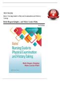 Test Bank for Bates' Nursing Guide to Physical Examination and History Taking&comma; 3rd Edition by Beth Hogan-Quigley & Mary Louis Palm &vert; Chapters 1-24 &vert; Questions & Answers with NCLEX&reg;-Style &vert; Nursing Health Assessment & NCLEX-RN&reg; Exam Prep  PDF