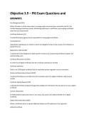 Objective 3&period;9 &ndash; PKI Exam Questions and  answers  Key Management &lpar;PKI&rpar;  Within PKI refers to all the steps taken to manage public and private keys used within the PKI&period; This  includes keeping private keys private&comma; distributing public keys in certificates&comma; a