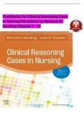 Test Bank for Clinical Reasoning Cases in Nursing&comma; 8th Edition by Mariann M&period; Harding &vert; Chapters 1-15 &vert; Questions & Answers with NCLEX&reg;-Style & NGN Clinical Judgment Rationales &vert; Medical-Surgical Nursing&comma; Case Studies & NCLEX-RN&reg; Exam Prep PDF