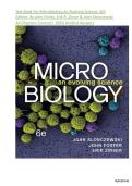 Test Bank For Microbiology An Evolving Science&comma; 6th Edition&period; By John Foster&comma; Erik R&period; Zinser & Joan Slonczewski&period; All Chapters Covered &lpar; 1-28 &rpar; &vert; 100&percnt; Verified Answers