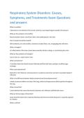 Respiratory System Disorders&colon; Causes&comma;  Symptoms&comma; and Treatments Exam Questions  and answers  What is tonsillitis&quest;  A bacterial or viral infection of the tonsils&comma; which are oval-shaped organs located in the pharynx&period;  What are the symptoms of tonsillitis&quest;  