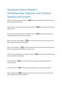 Respiratory System Disorders&colon;  Pathophysiology&comma; Diagnosis&comma; and Treatment  Questions and answers  What is the primary purpose of respiration&quest; - Transport of oxygen from air to blood and removal  of carbon dioxide from the blood&period;  What are the two anatomica