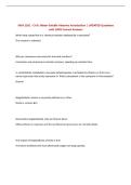 HUN 2201 - CH 8&colon; Water-Soluble Vitamins Introduction &vert; UPDATED Questions with 100&percnt; Correct Answers