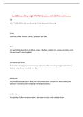 hun2201 exam 1 brunnig &vert; UPDATED Questions with 100&percnt; Correct Answers