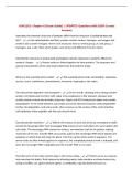 HUN2201- Chapter 6 &lpar;Study Guide&rpar; &vert; UPDATED Questions with 100&percnt; Correct Answers