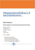 ATI RN Comprehensive Predictor Exam 2025&ndash;2026 volume 1 & 2 &ndash; 180  Questions &lpar;Full-Length Simulation&rpar; well written A&plus;&period;    &period; 