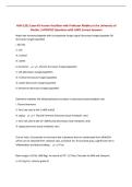 HUN 2201 Exam &num;3 Human Nutrition with Professor Mobley at the University of Florida &vert; UPDATED Questions with 100&percnt; Correct Answers