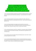 VATI Comprehensive Predictor Exam 2026&sol;2027 &ndash; Verified Questions and Answers Complete Exam Material