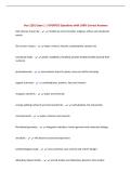 BUNDLE FOR HUN 2201 EXAMS  UPDATED Questions with COMPLETE Solutions 