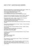NUR115 TEST 1 QUESTIONS AND ANSWERS