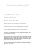 ACS Chemistry general Exam Questions And Answers 2025&sol;2026