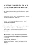 NR 507 FINAL EXAM PREP 2026 TEST PAPER QUESTIONS AND SOLUTIONS GRADED A&plus;