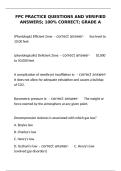 FPC practice questions and verified answers&semi; 100&percnt; correct&semi; grade a