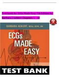 Test Bank for ECGs Made Easy&comma; 7th Edition by Barbara J Aehlert &vert; Chapters 1-10 &vert; Questions & Answers &vert; ACLS&comma; PALS&comma; Cardiac Rhythm Interpretation & NCLEX-RN&reg; Exam Prep PDF