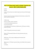 Bio 172 UH Manoa Study Guide for Module 2 Questions And Answers &sol; 100&percnt; Verified Solution 2026