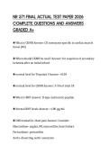 NR 571 FINAL ACTUAL TEST PAPER 2026 COMPLETE QUESTIONS AND ANSWERS GRADED A&plus;