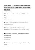 NR 571 FINAL COMPREHENSIVE EXAMINATION TEST 2026 SOLVED QUESTIONS WITH VERIFIED ANSWERS