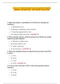 NCCCO LIFT DIRECTOR CERTIFICATION COMPLETE VERIFIED ANSWERS AND QUESTIONS - MOST RECENT EDITION 2026