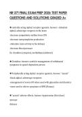 NR 571 FINAL EXAM PREP 2026 TEST PAPER QUESTIONS AND SOLUTIONS GRADED A&plus;