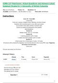 CONS 127 Final Exam&vert; Actual Questions and Answers Latest Updated 2026 &lpar;Graded A&plus;&rpar;-University of British Columbia