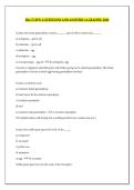 Bio 172 HW 2 QUESTIONS AND ANSWERS &lpar;A GRADED&rpar; 2026