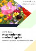 Scriptie internationaal marketingplan betreden Duitse markt - met alle interviews&comma; vragen en resultaten -  Ge&uuml;pdatet 2026