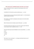IPPS-A HR Supervisor &vert;UPDATED Questions with 100&percnt; Correct Answers