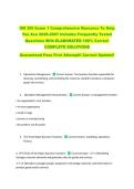 OM 300 Exam 1 Comprehensive Resource To Help  You Ace 2026-2027 Includes Frequently Tested  Questions With ELABORATED 100&percnt; Correct  COMPLETE SOLUTIONS   Guaranteed Pass First Attempt&excl;&excl; Current Update&excl;&excl;