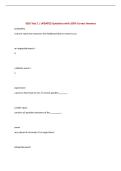 ISDS Test 2 &vert; UPDATED Questions with 100&percnt; Correct Answers
